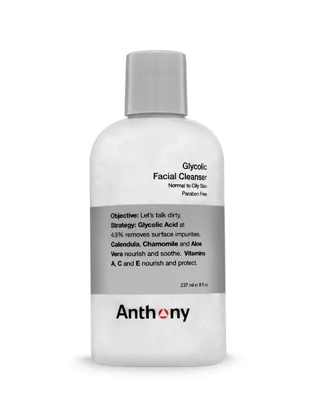 Anthony Glycolic Facial Cleanser (Size Options)