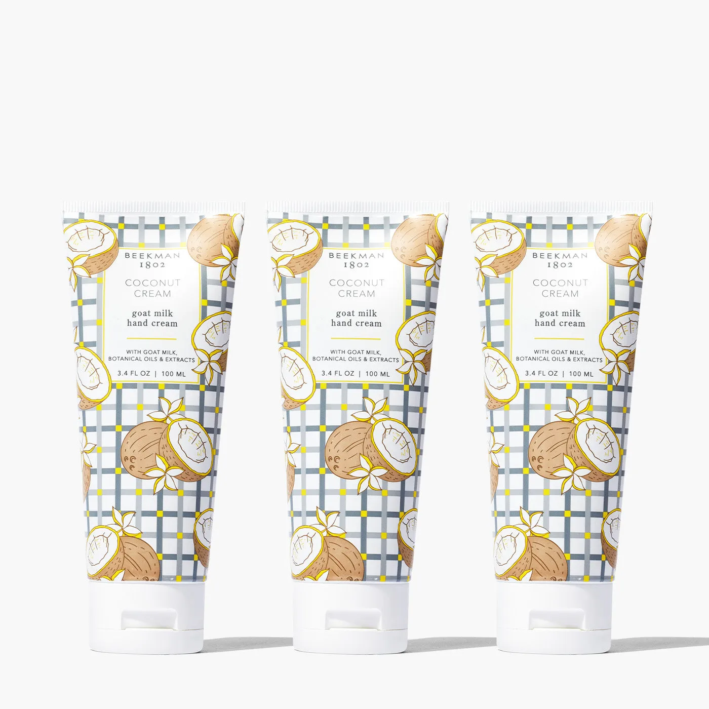 Coconut Cream Goat Milk Hand Cream Set of 3