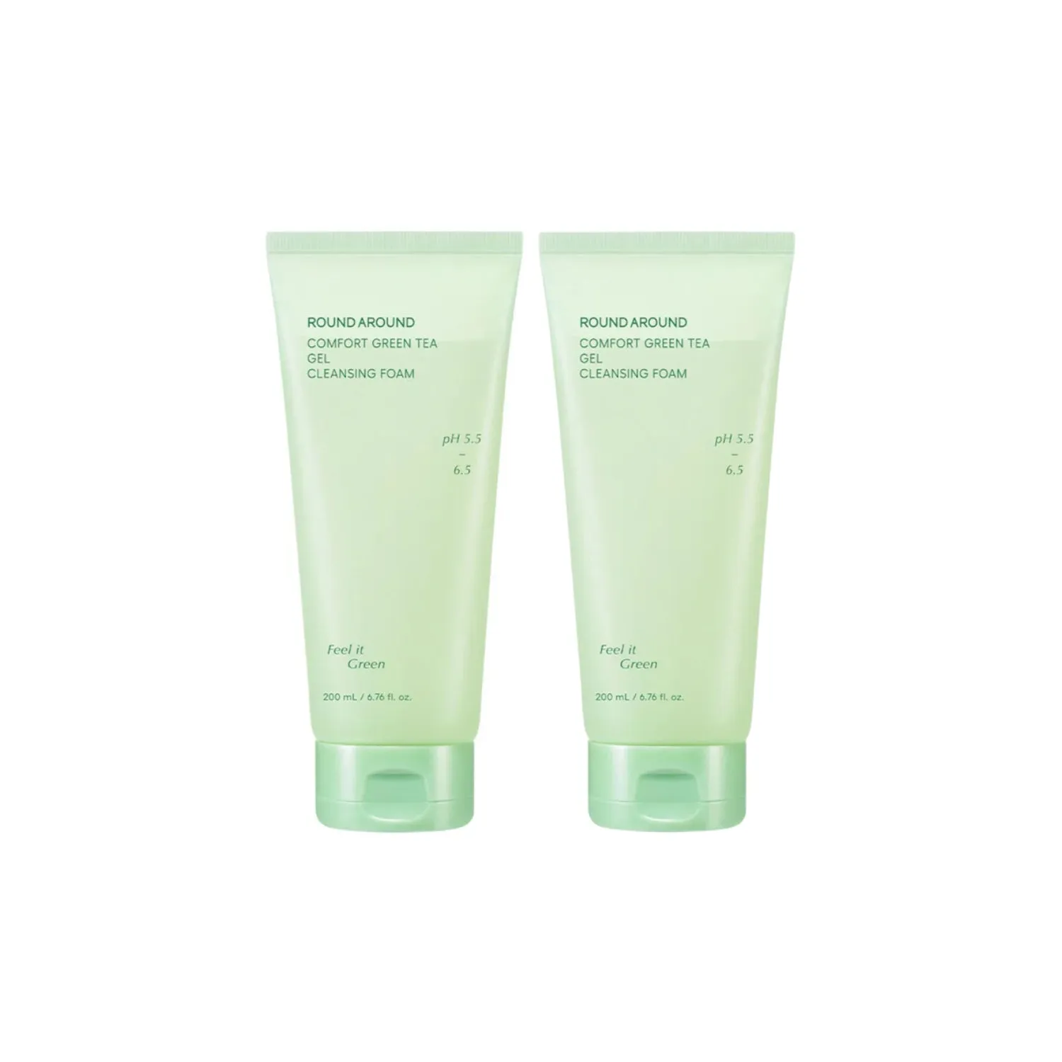 Comfort Green Tea Gel Cleansing Foam Double Set 200ml