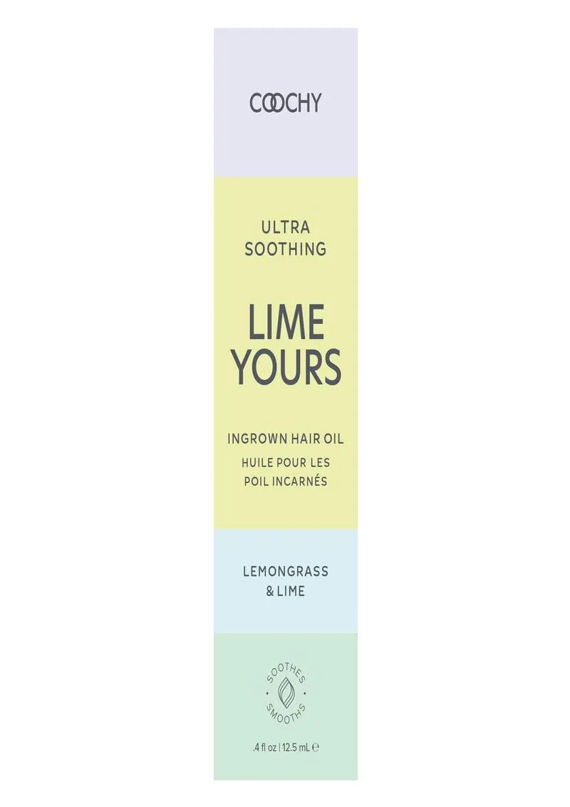 Coochy Ultra Soothing Lime Yours Ingrown Hair Oil Lemongrass Lime