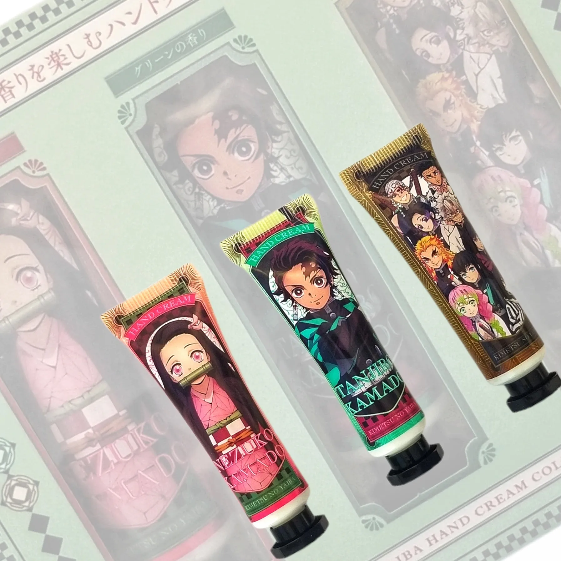 Demon Slayer: Kimetsu No Yaiba Hand Cream Green Set