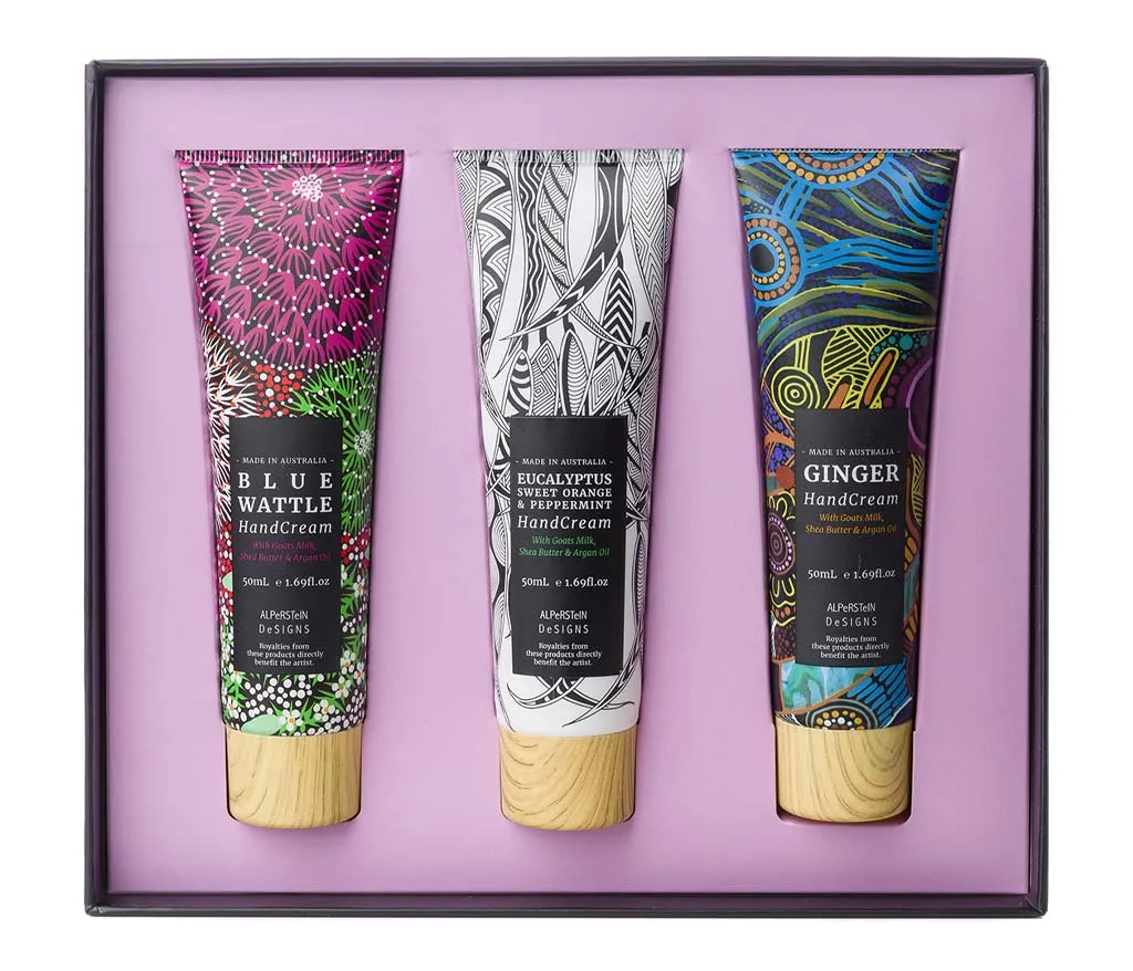 Hand Cream Trio | Blue Wattle, Eucalyptus & Ginger