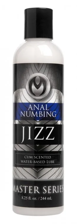 Master Series Jizz Anal Desensitizing Lube 8 Oz.