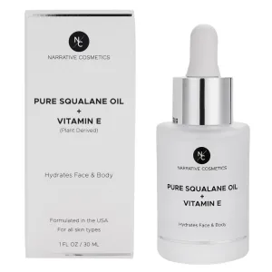 Narrative Cosmetics Pure Squalane Oil Enriched with Vitamin E