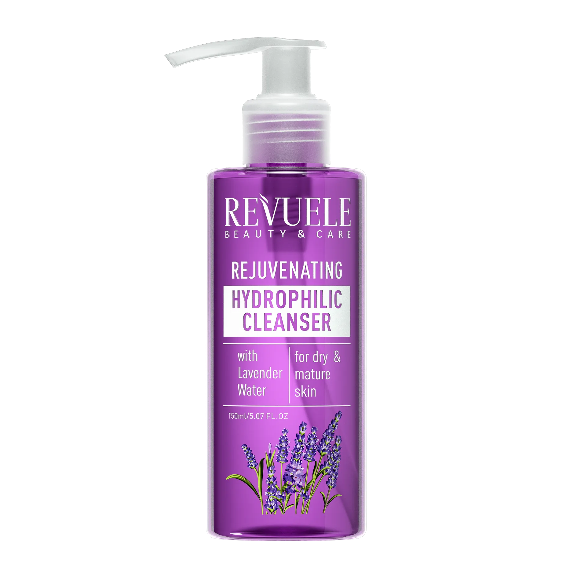 Revuele Rejuvenating Hydrophilic Cleanser with lavender water, 150ml