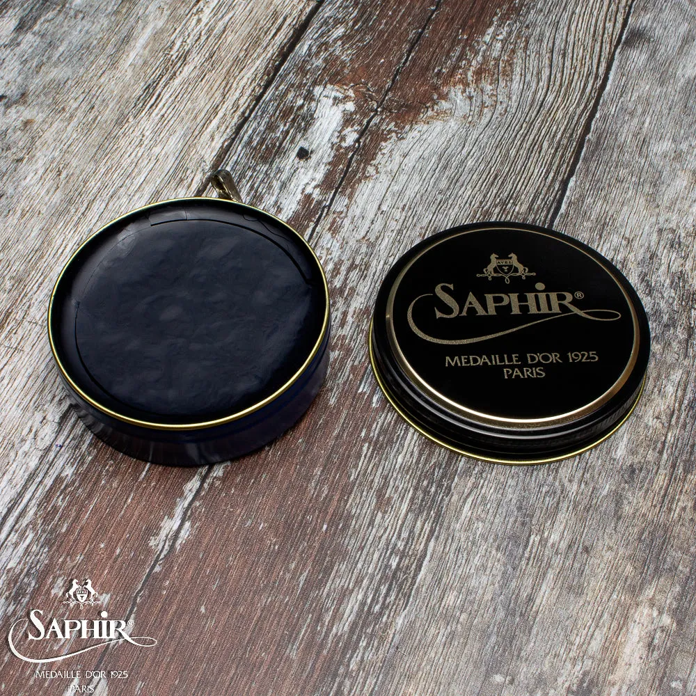 SAPHIR MEDAILLE D'OR PATE DE LUXE WAX POLISH - NAVY BLUE - 50ml