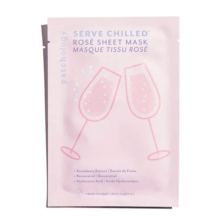 SERVE CHILLED™  ROSÉ Hydrating Face Sheet Mask