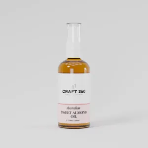 Sweet Almond Oil - Australian - Cold Pressed (Glass Bottle)