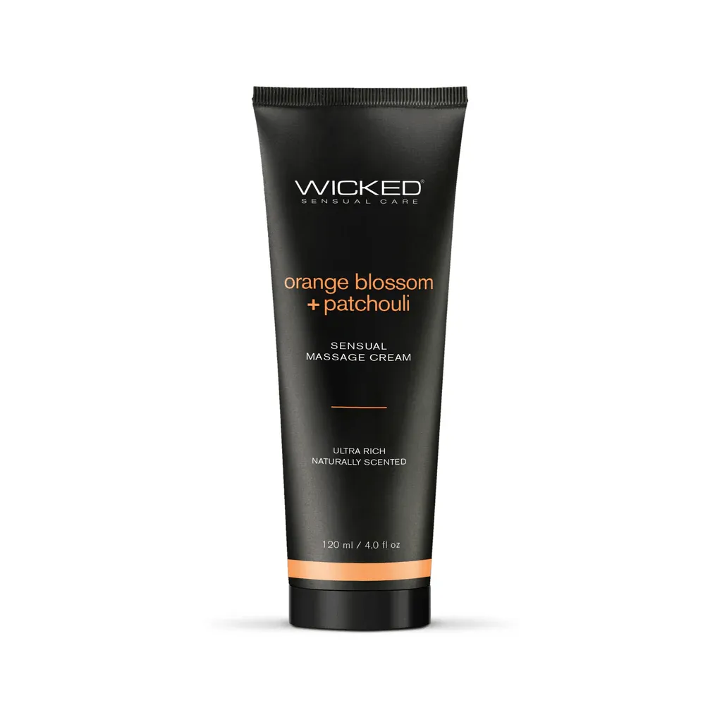 Wicked Sensual Massage Cream Orange Blossom   Patchouli